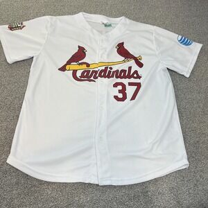 St. Louis Cardinals Jersey Mens XL White MLB Baseball Suppan 37 2006‎ Inaugural